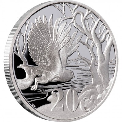 Silver Coin PEL'S FISHING OWL 2012 "Peace Park" Series- 1 oz